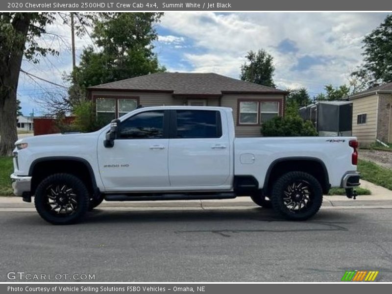 Summit White / Jet Black 2020 Chevrolet Silverado 2500HD LT Crew Cab 4x4