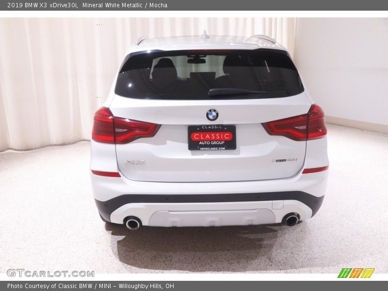 Mineral White Metallic / Mocha 2019 BMW X3 xDrive30i