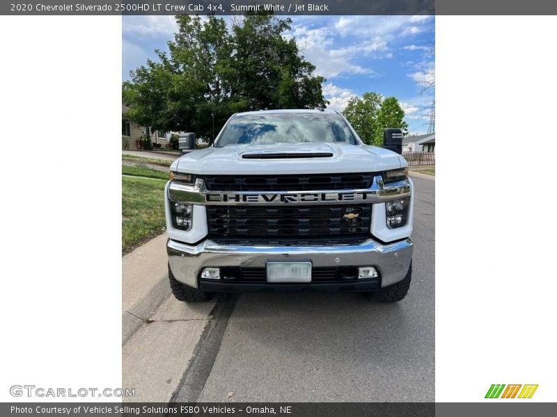 Summit White / Jet Black 2020 Chevrolet Silverado 2500HD LT Crew Cab 4x4