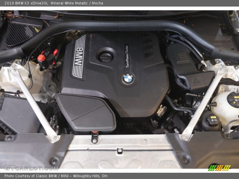 Mineral White Metallic / Mocha 2019 BMW X3 xDrive30i