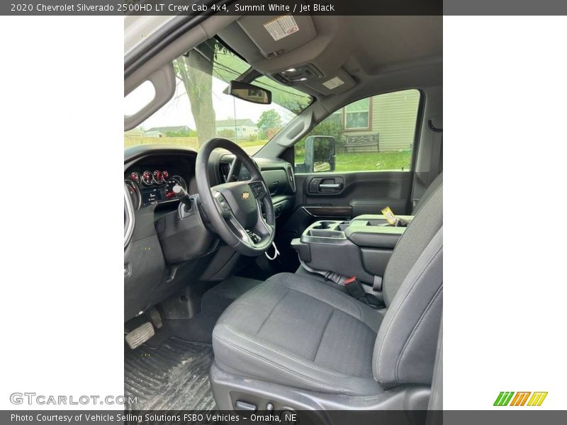 Summit White / Jet Black 2020 Chevrolet Silverado 2500HD LT Crew Cab 4x4