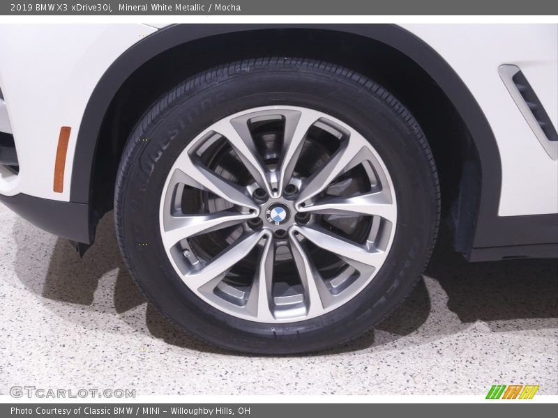 Mineral White Metallic / Mocha 2019 BMW X3 xDrive30i