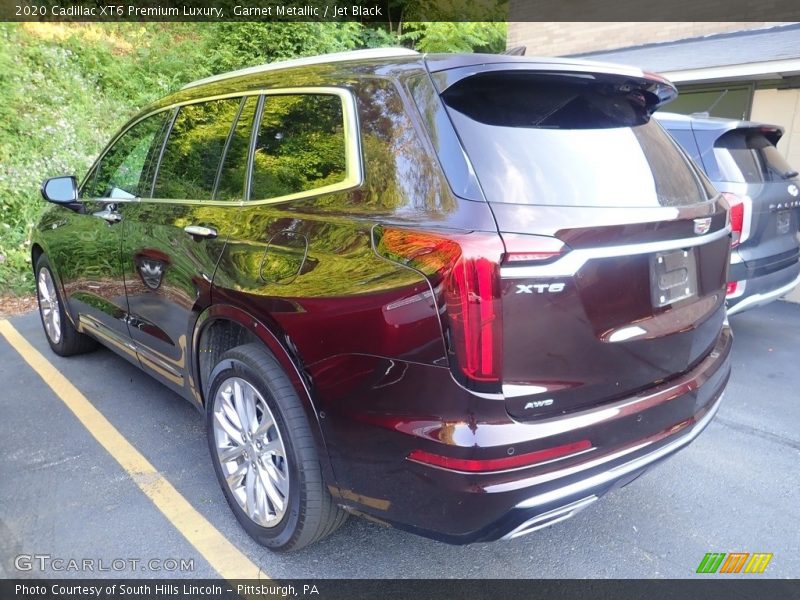 Garnet Metallic / Jet Black 2020 Cadillac XT6 Premium Luxury