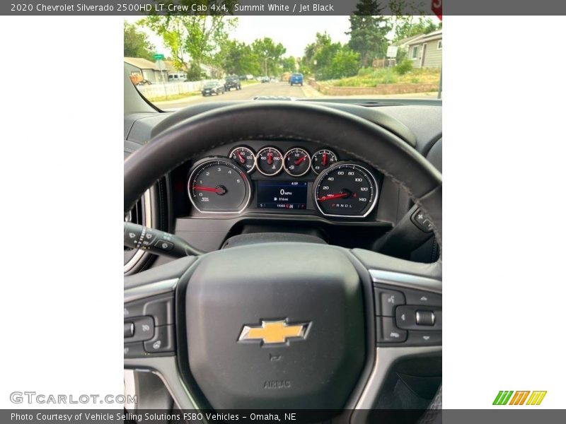 Summit White / Jet Black 2020 Chevrolet Silverado 2500HD LT Crew Cab 4x4