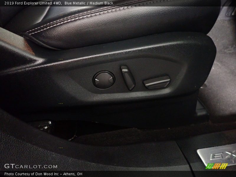 Blue Metallic / Medium Black 2019 Ford Explorer Limited 4WD