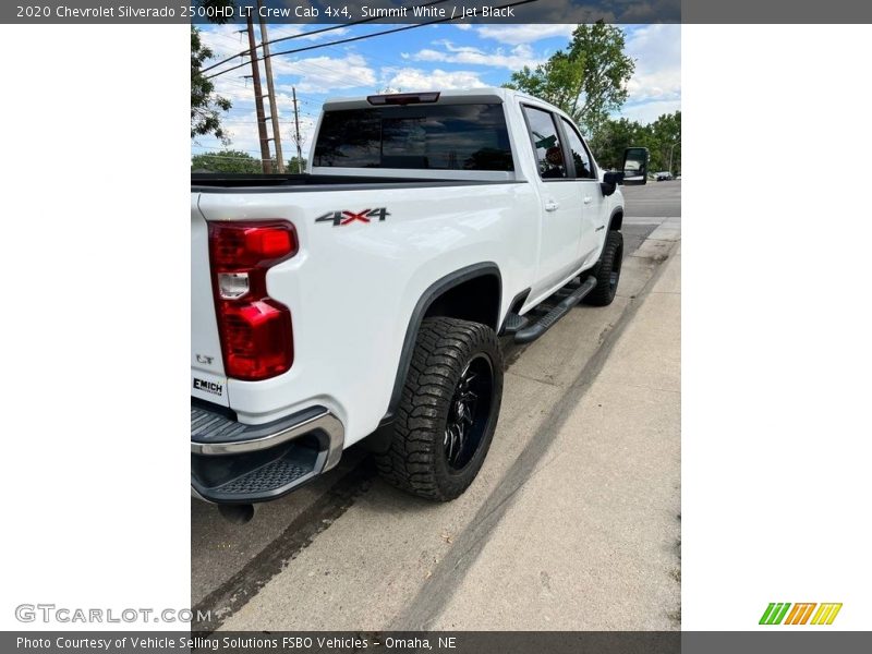 Summit White / Jet Black 2020 Chevrolet Silverado 2500HD LT Crew Cab 4x4