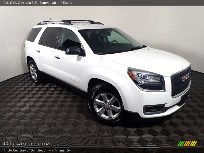 Summit White / Ebony 2016 GMC Acadia SLE
