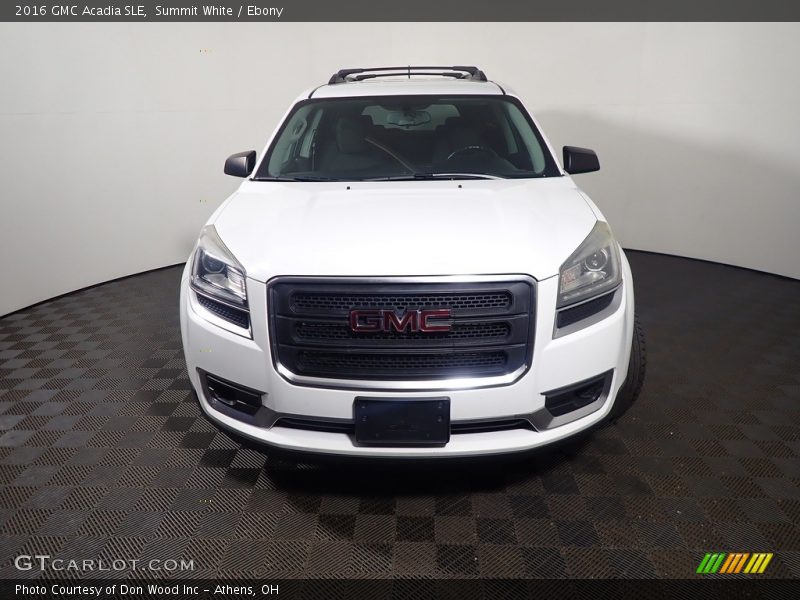 Summit White / Ebony 2016 GMC Acadia SLE