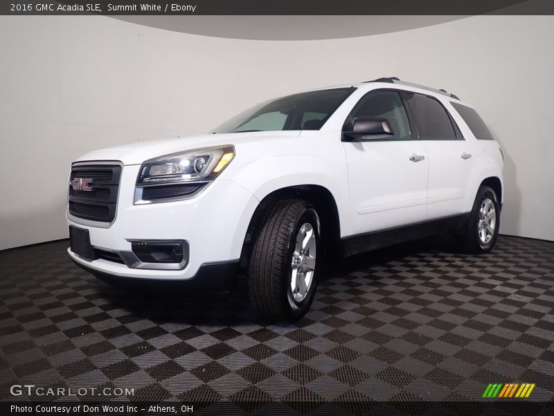 Summit White / Ebony 2016 GMC Acadia SLE