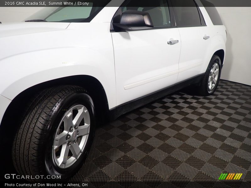 Summit White / Ebony 2016 GMC Acadia SLE