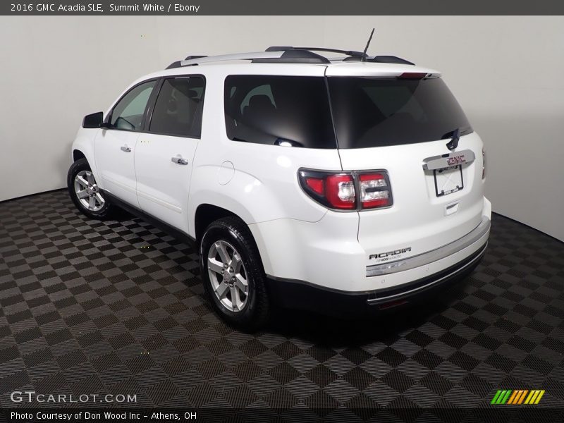 Summit White / Ebony 2016 GMC Acadia SLE