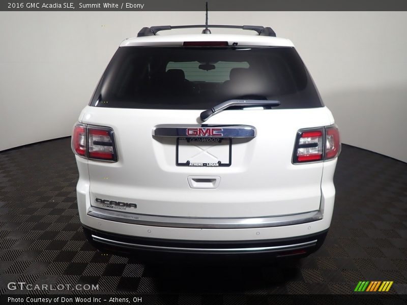 Summit White / Ebony 2016 GMC Acadia SLE