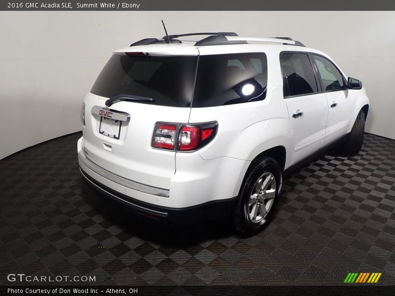 Summit White / Ebony 2016 GMC Acadia SLE