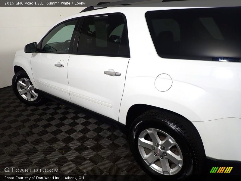 Summit White / Ebony 2016 GMC Acadia SLE
