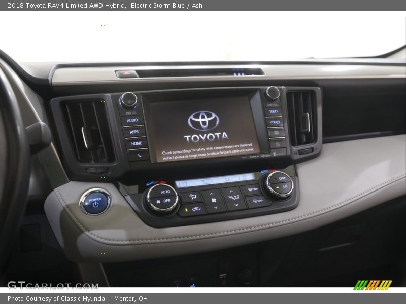 Electric Storm Blue / Ash 2018 Toyota RAV4 Limited AWD Hybrid