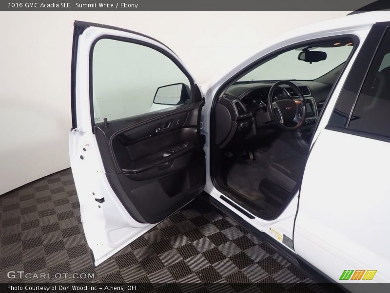 Summit White / Ebony 2016 GMC Acadia SLE