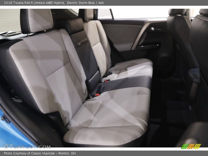 Electric Storm Blue / Ash 2018 Toyota RAV4 Limited AWD Hybrid