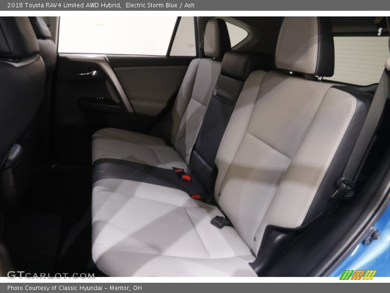 Electric Storm Blue / Ash 2018 Toyota RAV4 Limited AWD Hybrid