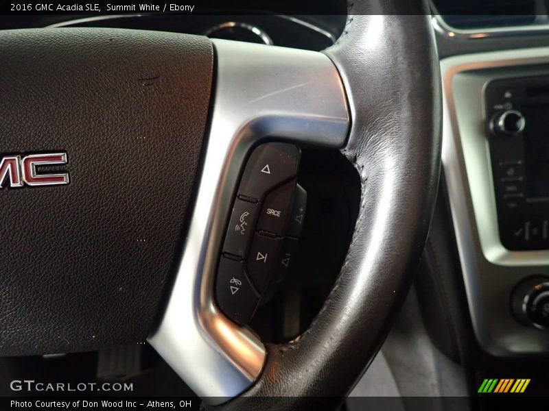 Summit White / Ebony 2016 GMC Acadia SLE
