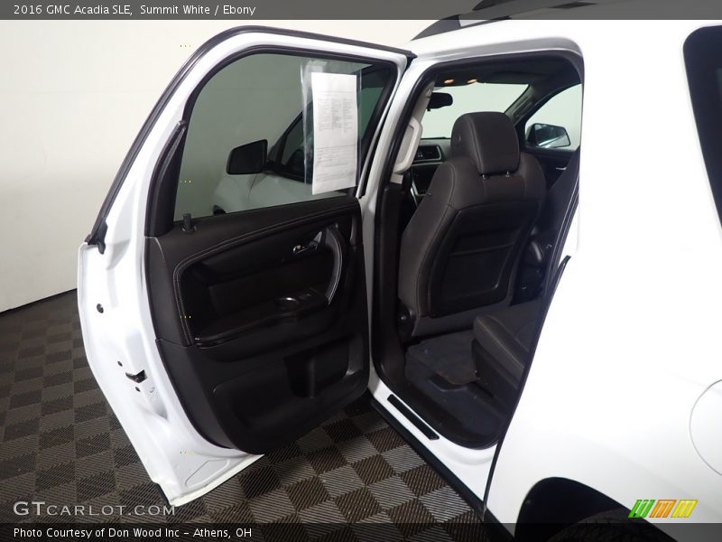 Summit White / Ebony 2016 GMC Acadia SLE