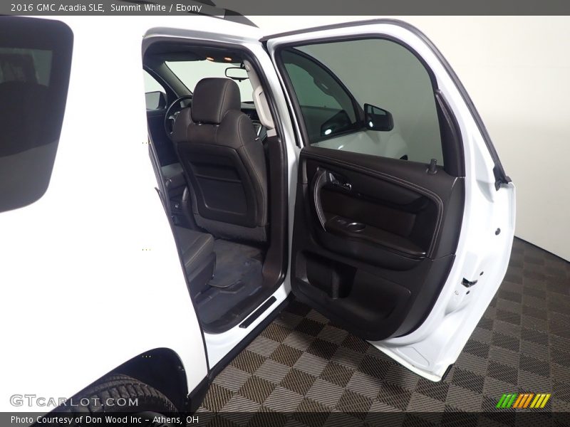 Summit White / Ebony 2016 GMC Acadia SLE