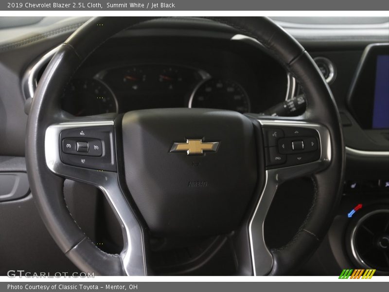 Summit White / Jet Black 2019 Chevrolet Blazer 2.5L Cloth