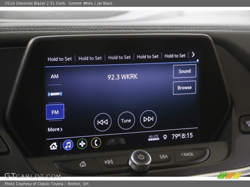 Summit White / Jet Black 2019 Chevrolet Blazer 2.5L Cloth