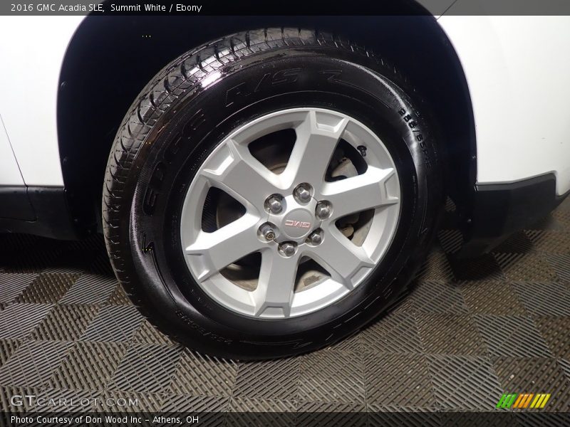 Summit White / Ebony 2016 GMC Acadia SLE