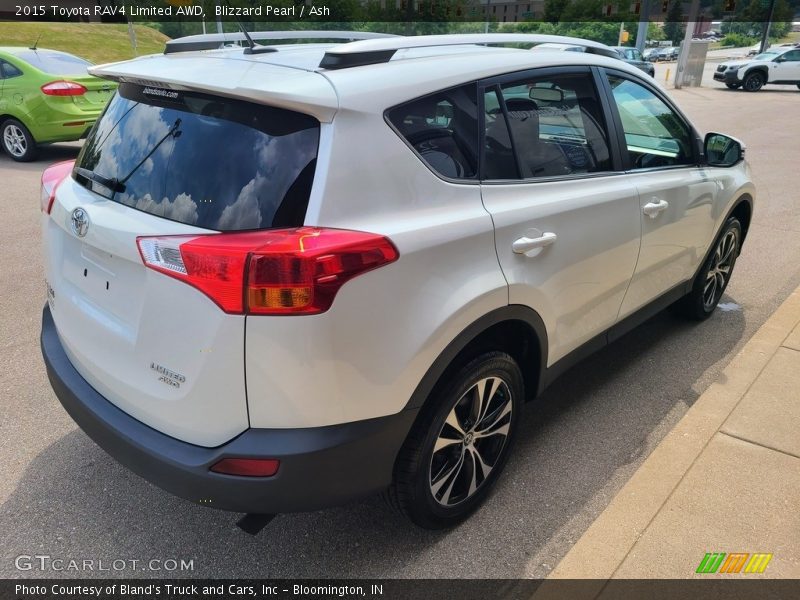 Blizzard Pearl / Ash 2015 Toyota RAV4 Limited AWD