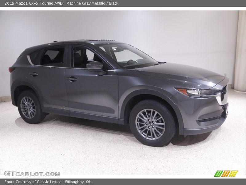 Machine Gray Metallic / Black 2019 Mazda CX-5 Touring AWD