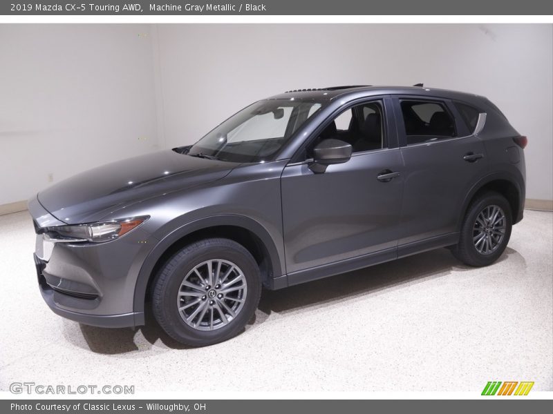 Machine Gray Metallic / Black 2019 Mazda CX-5 Touring AWD