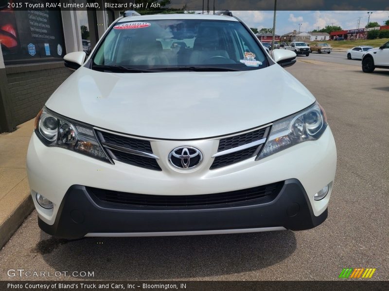 Blizzard Pearl / Ash 2015 Toyota RAV4 Limited AWD