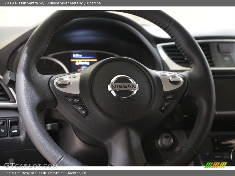 Brilliant Silver Metallic / Charcoal 2019 Nissan Sentra SV