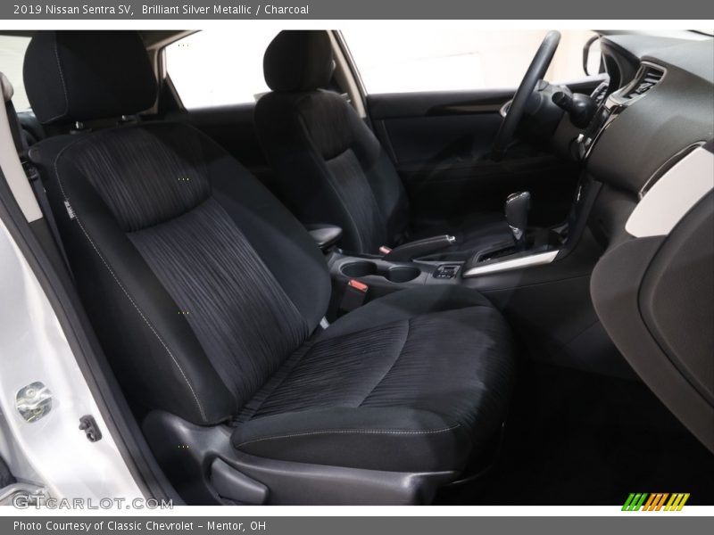 Brilliant Silver Metallic / Charcoal 2019 Nissan Sentra SV