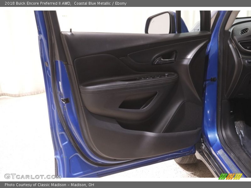 Coastal Blue Metallic / Ebony 2018 Buick Encore Preferred II AWD