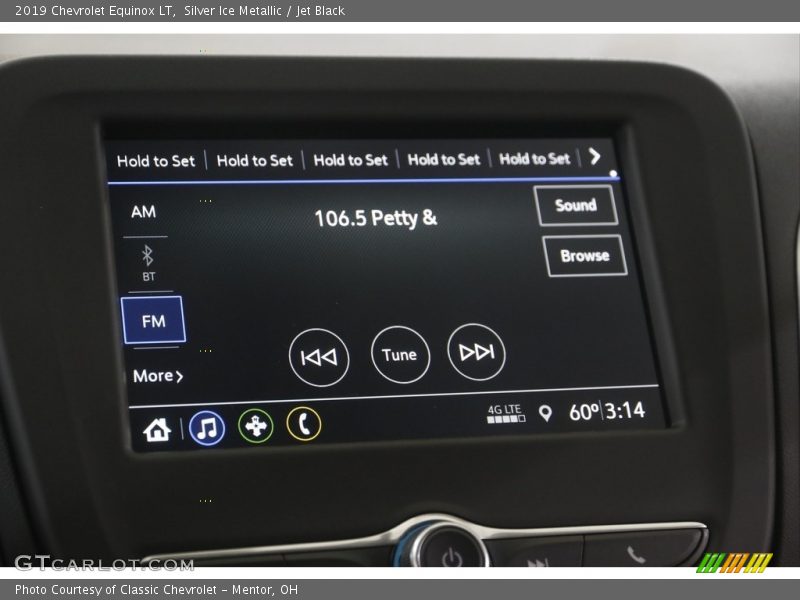 Silver Ice Metallic / Jet Black 2019 Chevrolet Equinox LT