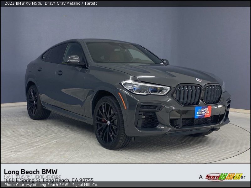 Dravit Gray Metallic / Tartufo 2022 BMW X6 M50i