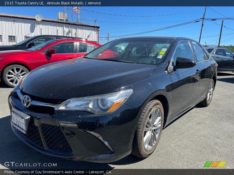 Attitude Black Metallic / Almond 2015 Toyota Camry LE