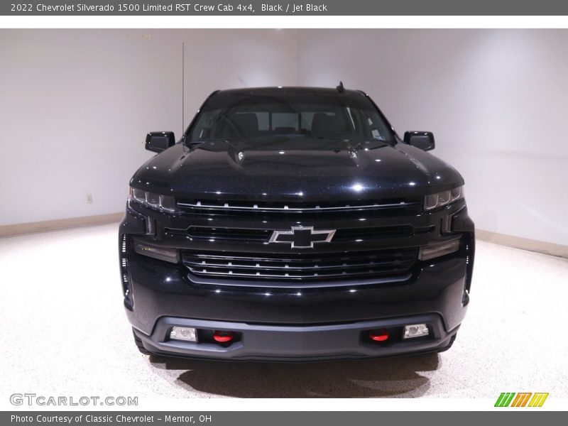 Black / Jet Black 2022 Chevrolet Silverado 1500 Limited RST Crew Cab 4x4