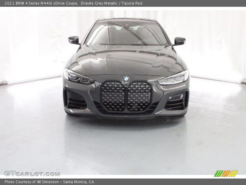 Dravite Grey Metallic / Tacora Red 2021 BMW 4 Series M440i xDrive Coupe