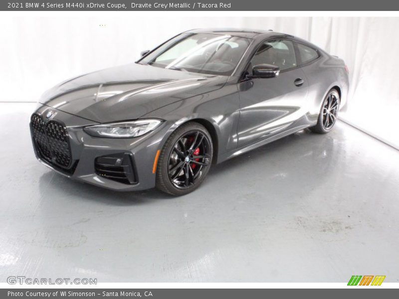 Dravite Grey Metallic / Tacora Red 2021 BMW 4 Series M440i xDrive Coupe
