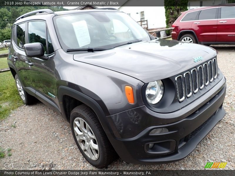 Granite Crystal Metallic / Black 2018 Jeep Renegade Latitude 4x4
