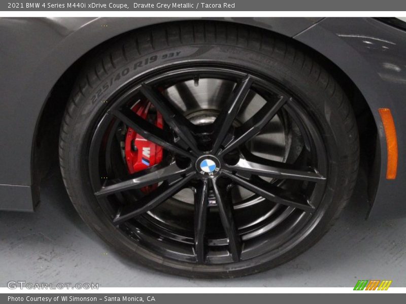 Dravite Grey Metallic / Tacora Red 2021 BMW 4 Series M440i xDrive Coupe