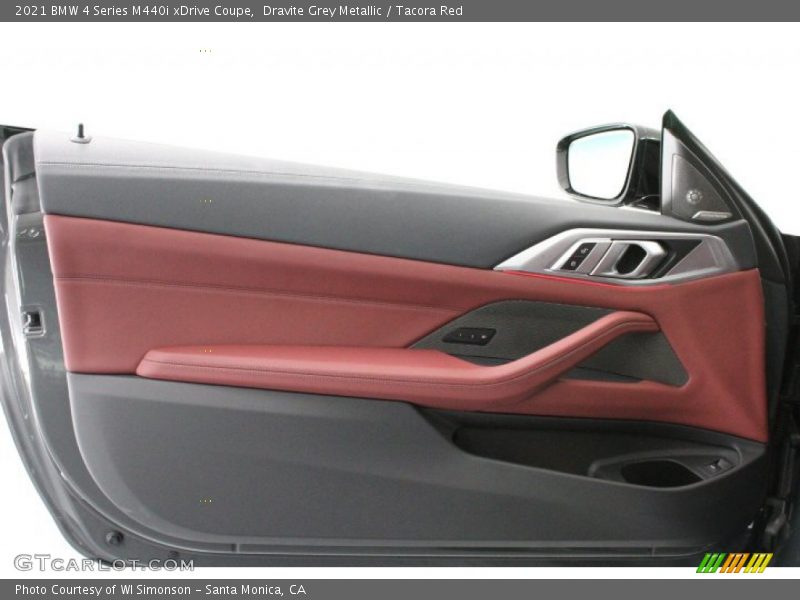 Dravite Grey Metallic / Tacora Red 2021 BMW 4 Series M440i xDrive Coupe