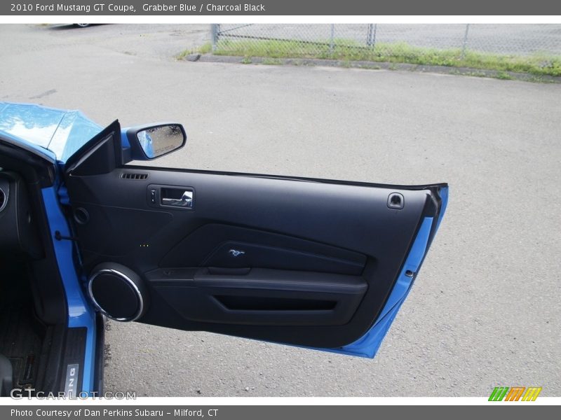 Grabber Blue / Charcoal Black 2010 Ford Mustang GT Coupe