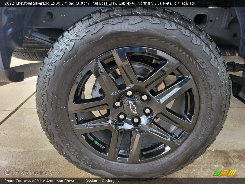  2022 Silverado 1500 Limited Custom Trail Boss Crew Cab 4x4 Wheel