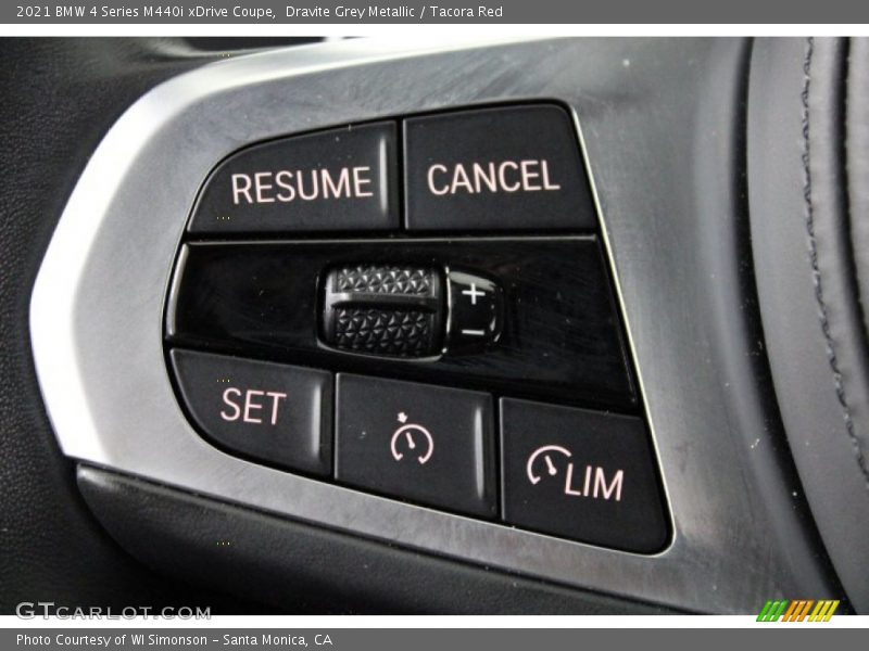 Dravite Grey Metallic / Tacora Red 2021 BMW 4 Series M440i xDrive Coupe