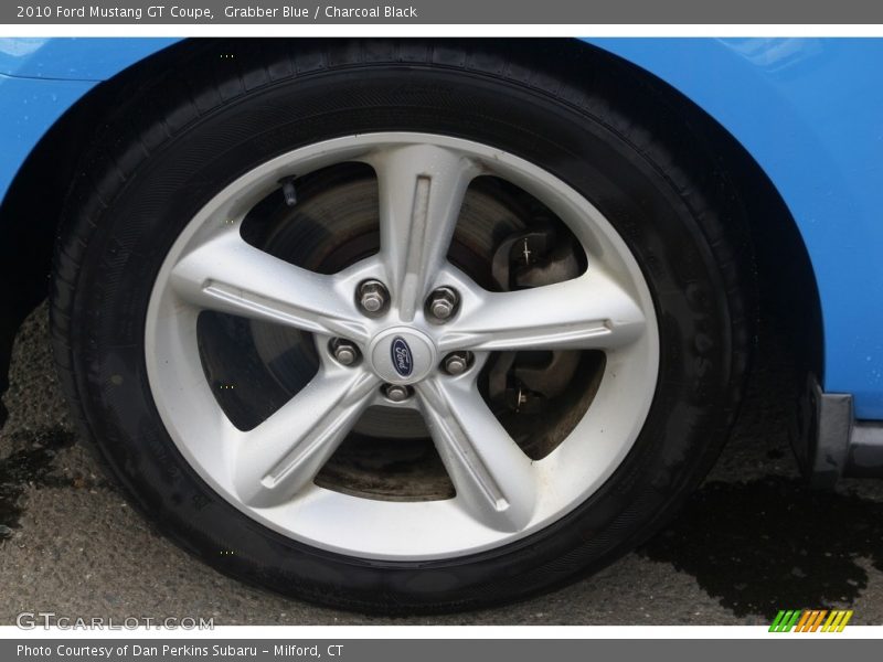 Grabber Blue / Charcoal Black 2010 Ford Mustang GT Coupe