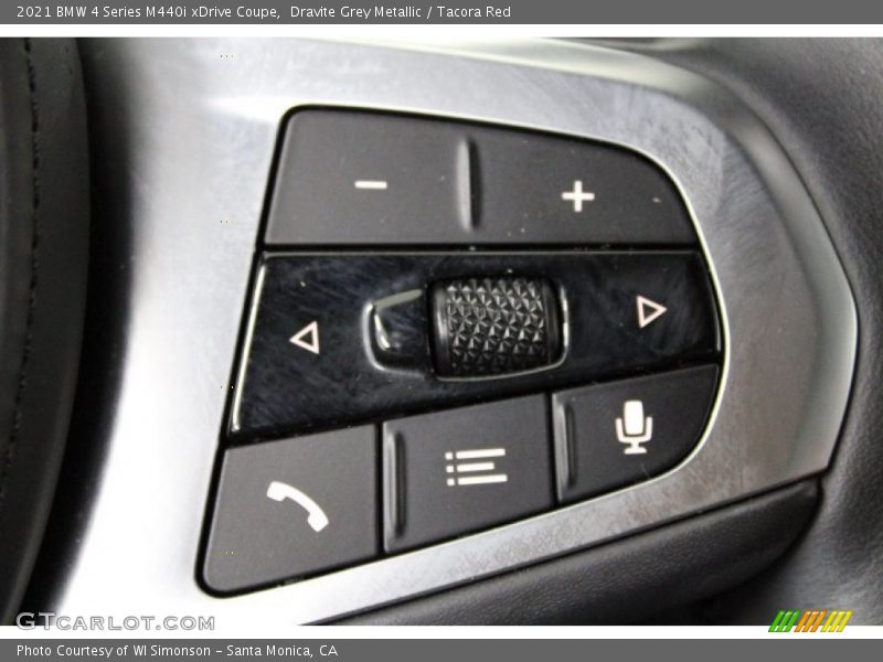 Dravite Grey Metallic / Tacora Red 2021 BMW 4 Series M440i xDrive Coupe