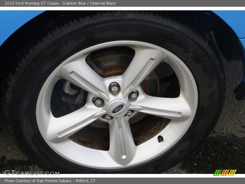 Grabber Blue / Charcoal Black 2010 Ford Mustang GT Coupe